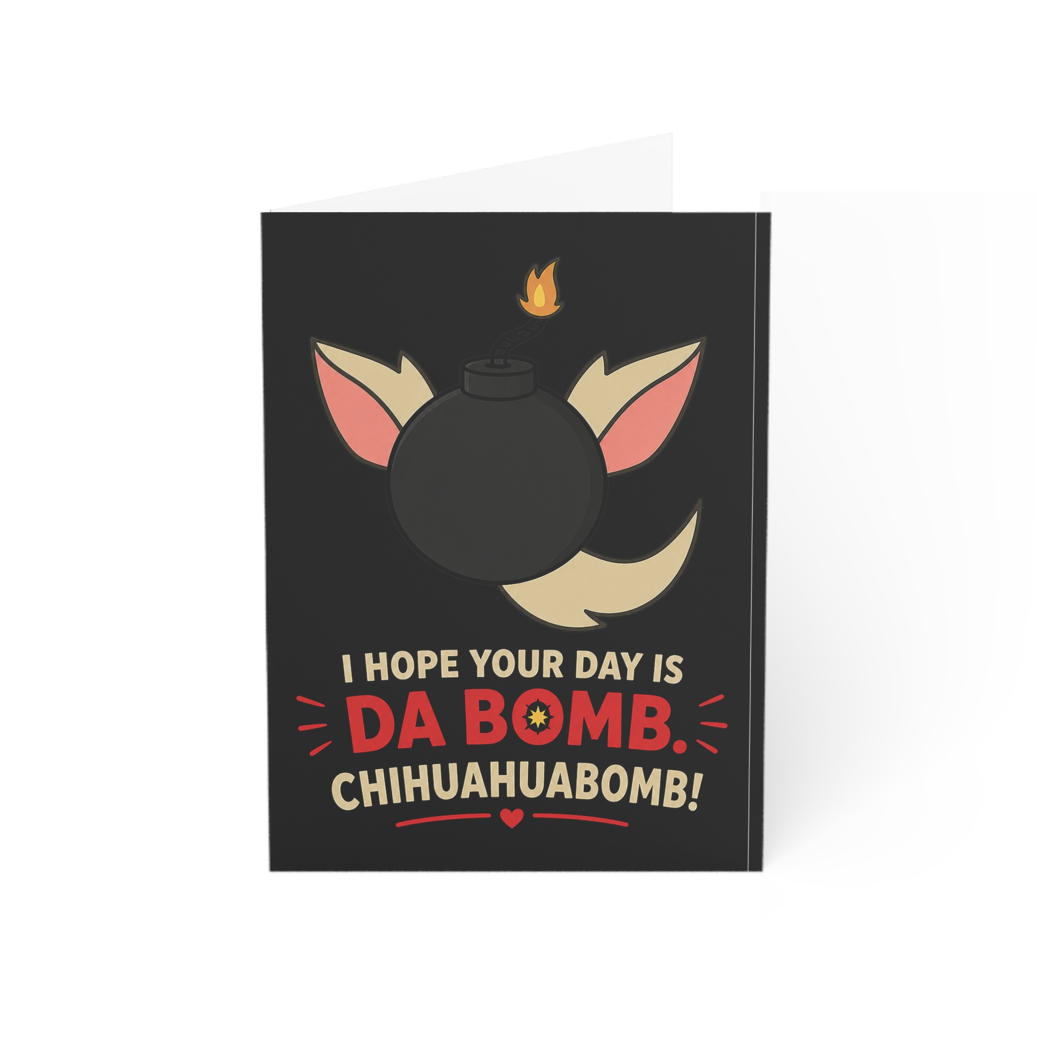 Chihuahuabomb Greeting Card — "I Hope Your Day Is Da Bomb" Funny Pet Pun Card - Image 58